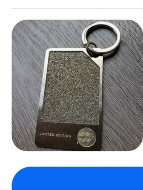 Starbucks Champagne gold 2015 Swarovski limited ed Rare Keychain